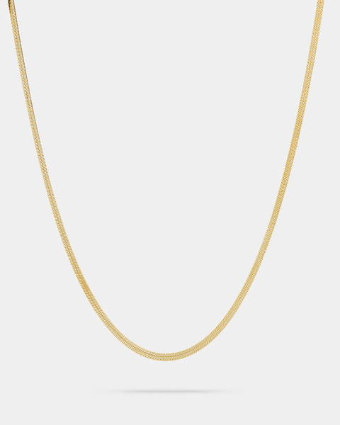 Halsband Herringbone Chain Gold Guld 1