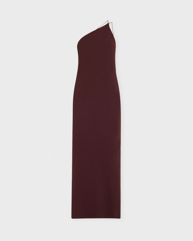 Vince Dress One Shoulder Jewel Spere  Röd US 8 (EUR 40)