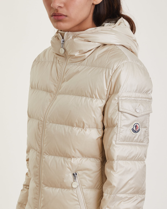 Moncler Jacket Gles Giubbotto Beige MONCLER 2 (M)
