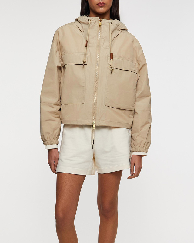 Moncler Jacket Sauvan Hooded Parka Beige MONCLER 3 (M/L)