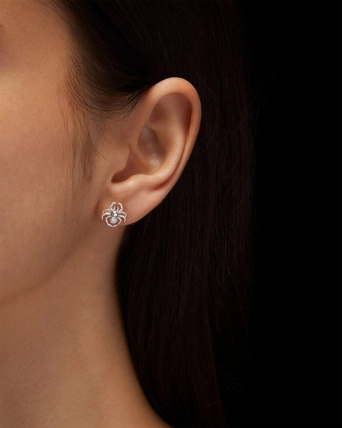 Earring Spider Ear Stud Silver Silver ONESIZE 2