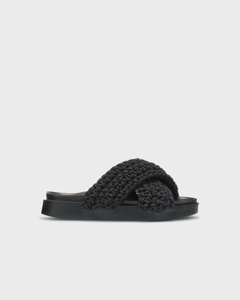Sandals Woven Black 1