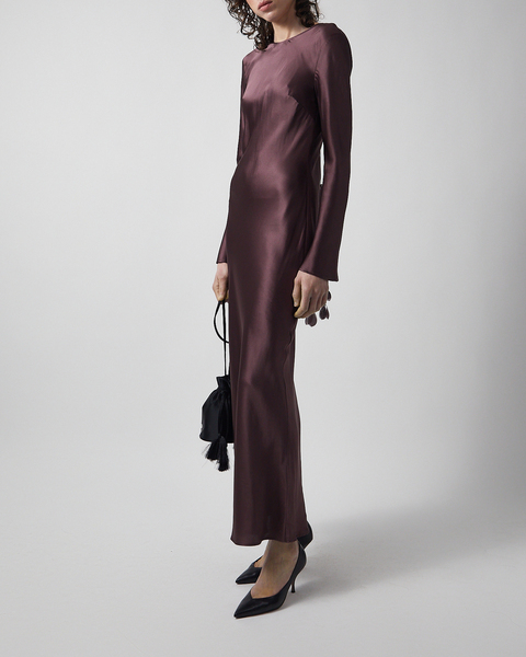 Kjole Parisa Aubergine 2