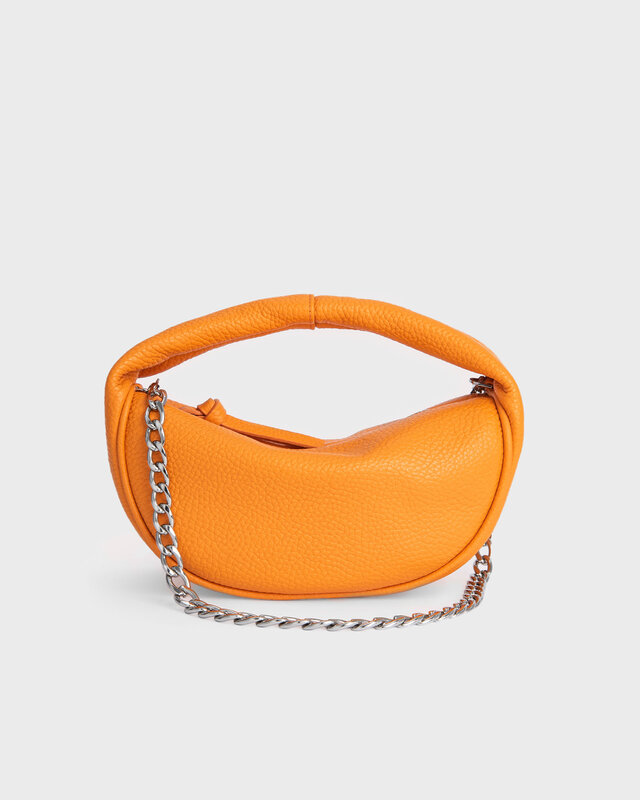 By Far Väska Baby Cush Orange Flat Grain Leather  Orange ONESIZE