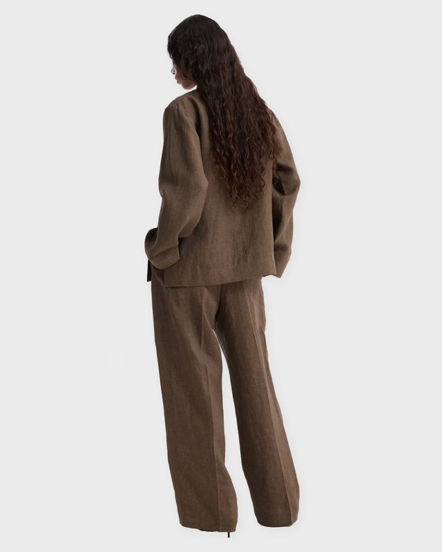 RÓHE Jacka Pankou Closure Linen Brun 34