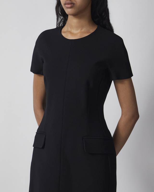 Sportmax Kjole Jersey Black L