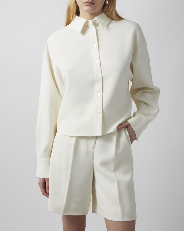 Almada Shirt Fawn Crepe  Cream S