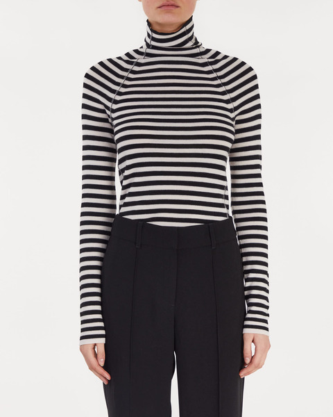 Sweater Merino Turtleneck Chalk 1