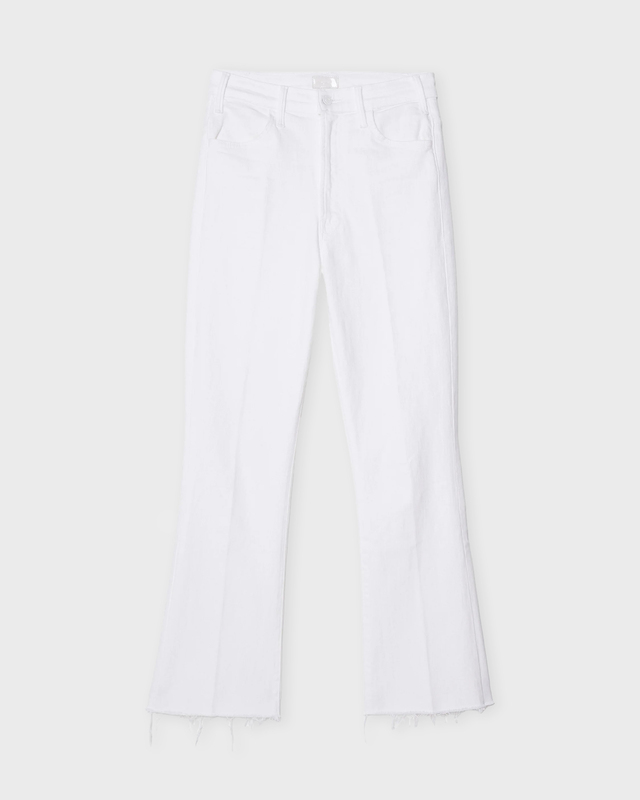 Mother Denim Jeans The Hustler Ankle Fray Fairest Of Them All Vit 25