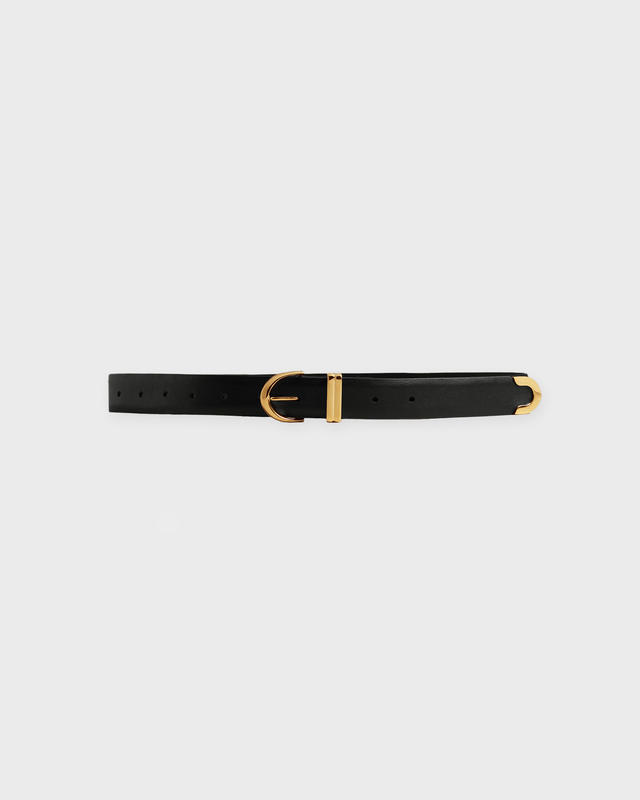 KHAITE Belt Bambi Skinny Black 70