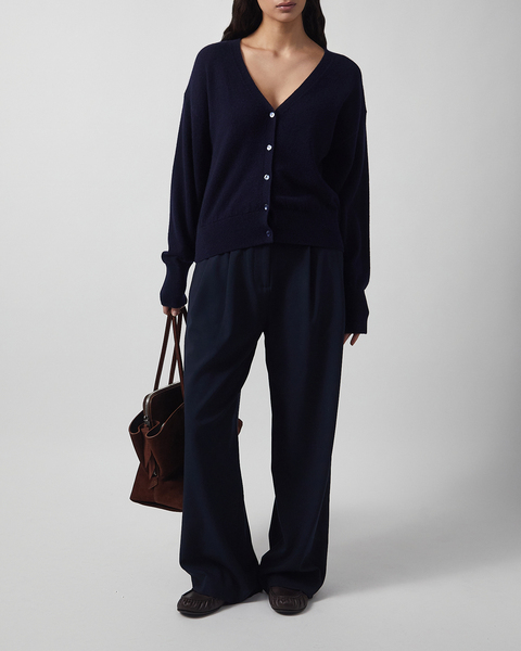 Cardigan Harrow Cashmere Navy 2