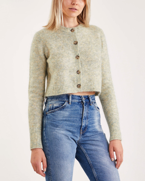 Cardigan Mohair Grön 2