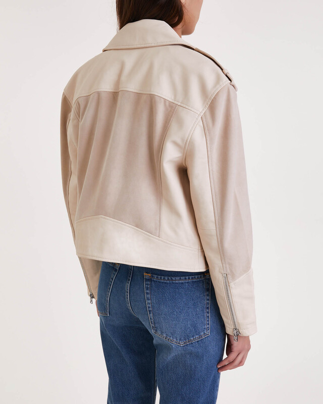 Dante6 Jacket Sybil Mix Leather Chalk 1 (XS)