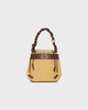 GANNI Väskai Bou Bucket Raffia Beige/brun ONESIZE