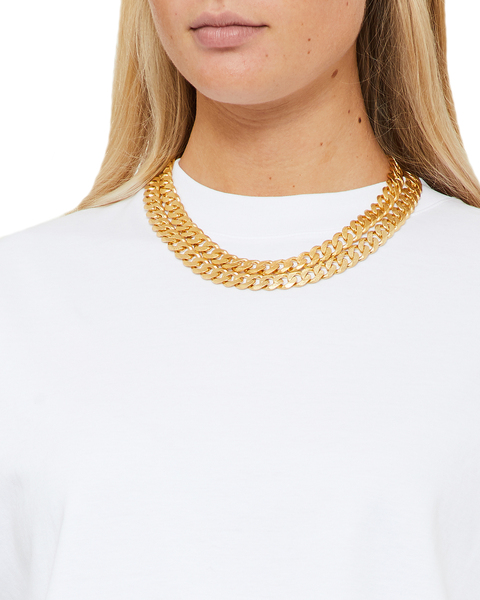 Raw Necklace  Guld 2