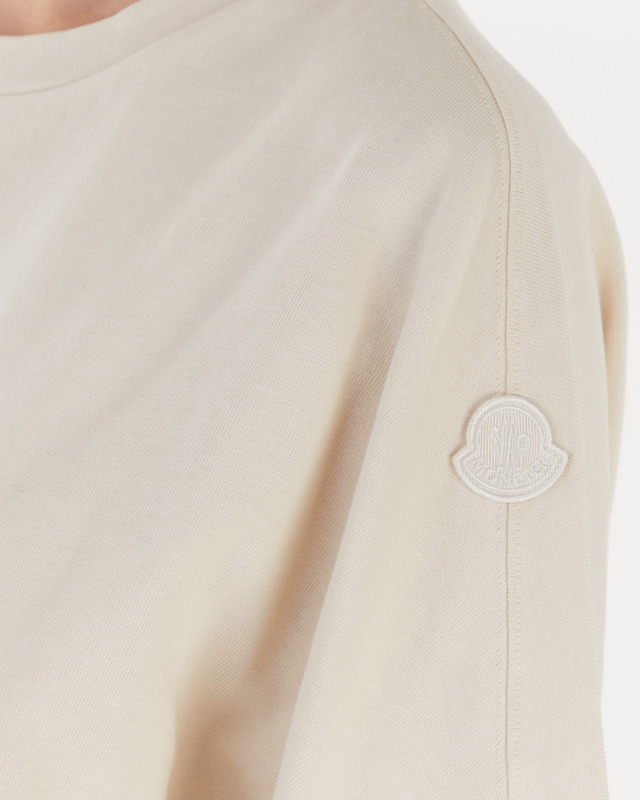 Moncler T-SHIRT SS Moncler Creme M