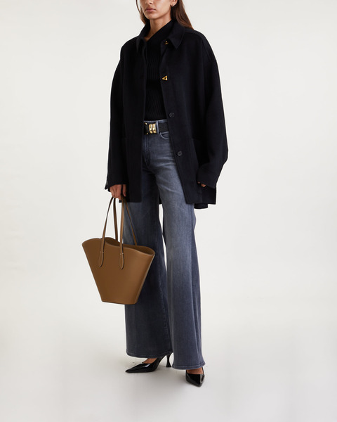 Jacka Crane wool-blend Svart 2