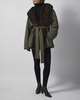 Wakakuu Icons Jacket Keen Padded Faux Fur Green S