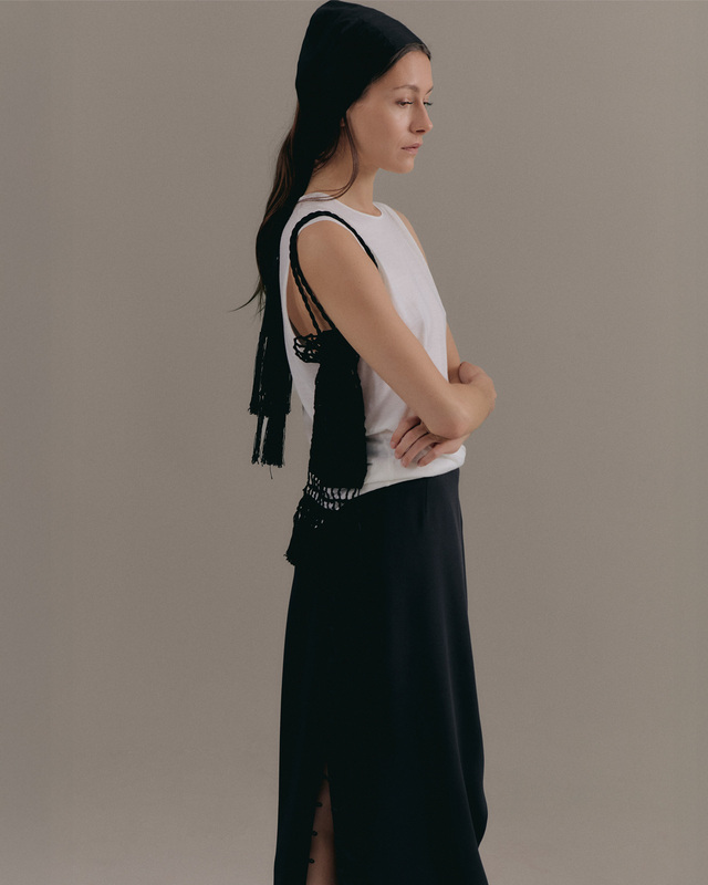 LEONÍ Skirt Joan Silk Black 40