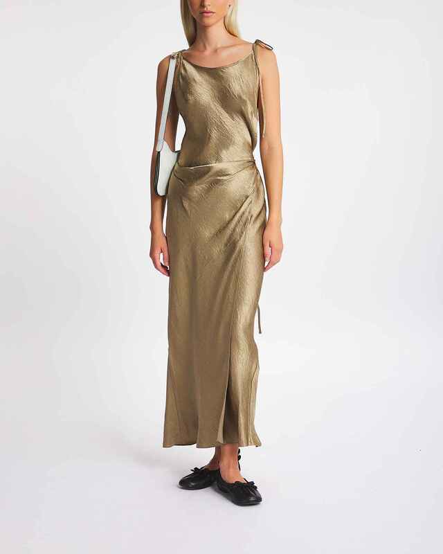 Acne Studios Satin dress Green 40