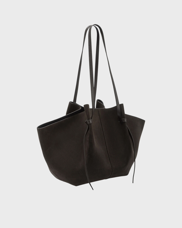 Yuzefi Toteveske Large Mochi Suede Brown ONESIZE