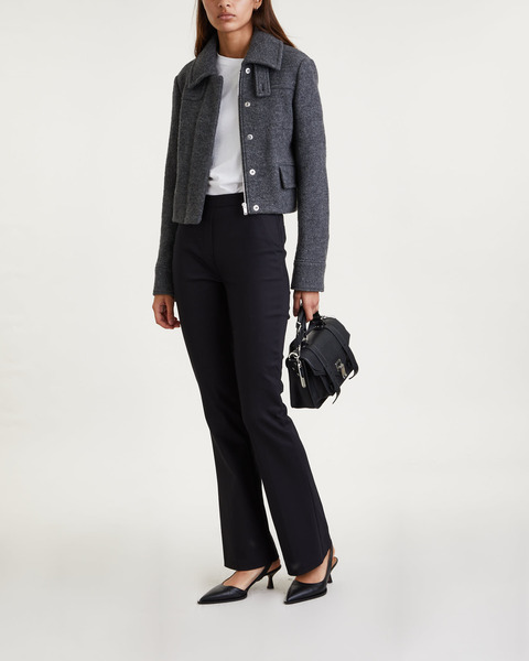 Jacket Wool Jersey Grey melange 2