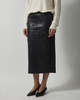 Almada Nederdel Birdy Leather Black M