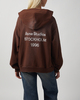 Acne Studios Hoodie Logo Chocolate XS-S