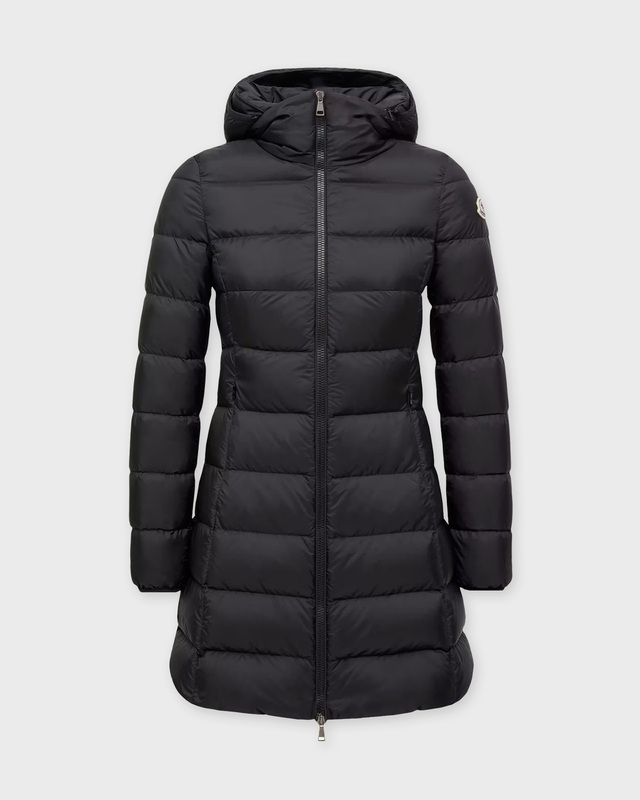 Moncler Jacket Gie Long Coat Black MONCLER 5 (XL)