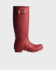 Hunter Stövlar Women's Original Tall Boots Burgundy  EUR 36