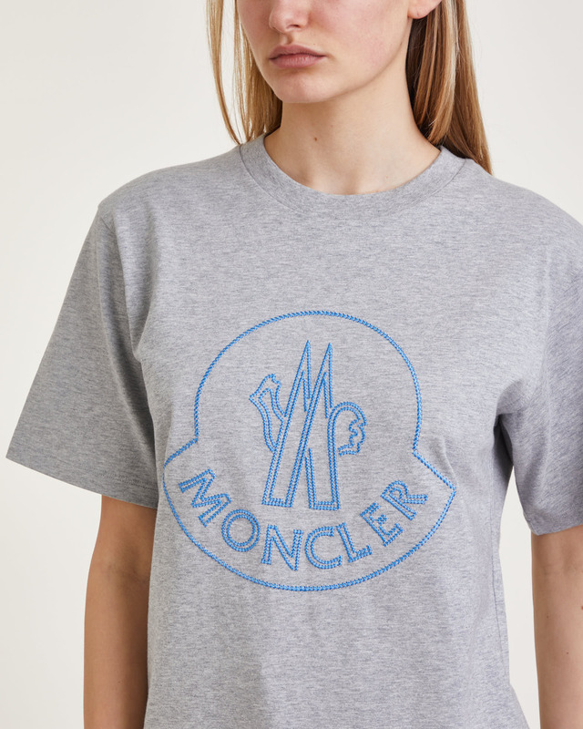 Moncler T-Shirt Maglia Maniche Corte Grå S