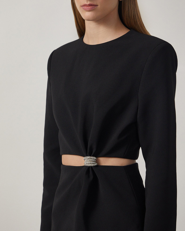 Malina Top Sutton Cut Out Black 42