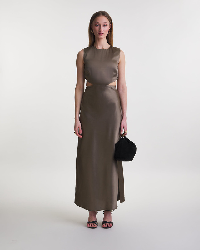 Wakakuu Icons Dress Celina Taupe L