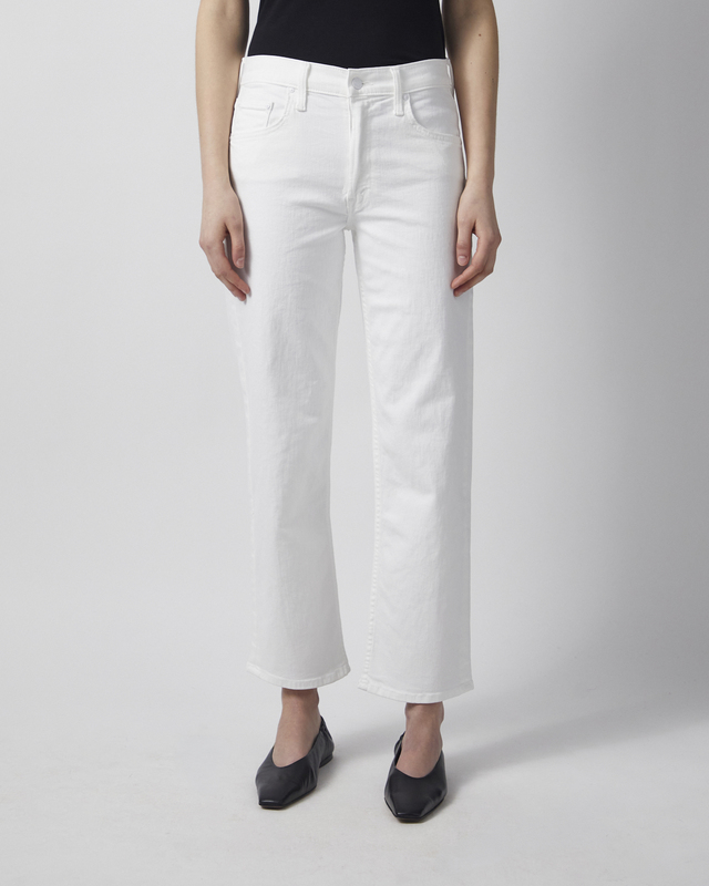 Mother Denim Jeans The Newbie Ankle Fairest Of Them All White 27