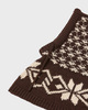 Moncler Balaklava Jacquard Sequin Brun ONESIZE