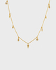 CBYC Necklace 9-Charm Gold Guld ONESIZE
