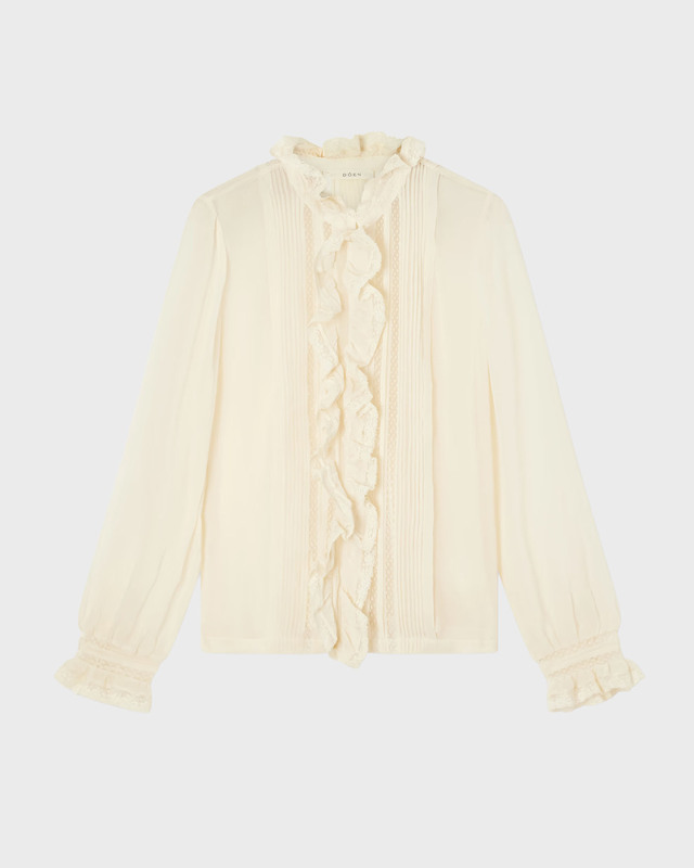 DÔEN Top Magdeleine Cream M