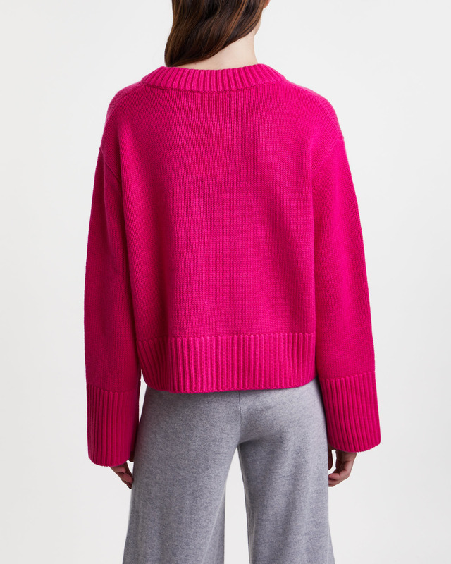 LISA YANG Sweater Aletta Cashmere Hibiscus 1 (S-M)