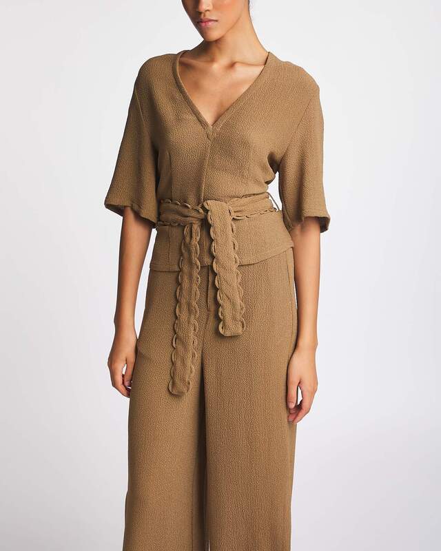 By Malene Birger Blouse Ullas Ljusbrun 42