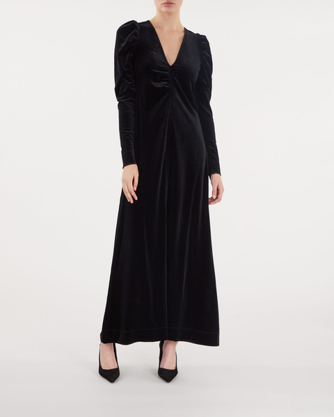 Velvet Long dress Black 2