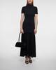 Jil Sander Klänning Fluid Viscose High-Neck  Svart 36
