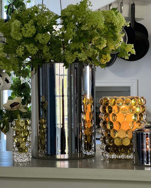 Vase Hurricane Boule Mini  Oliv ONESIZE 2