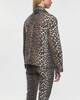 Ganni Jacket Leopard Print Denim Leopard 40