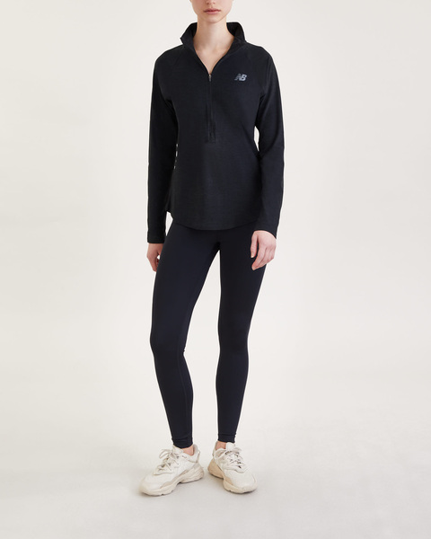 Tröja Sport Spacedye 1/2 Zip Svart 2