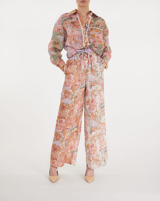 Zimmermann Byxor Cira Straight Leg Multicolor 3 (L-XL)