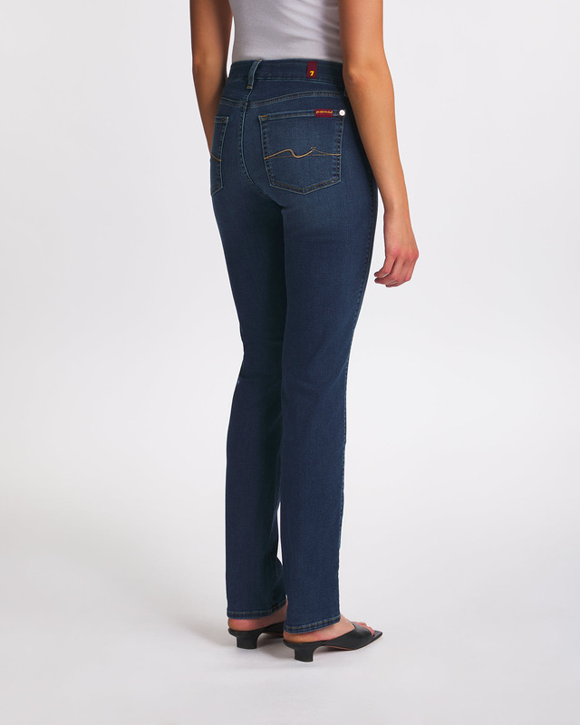 7 For All Mankind Jeans Kimmie Straight Bair Eco Dark Blue Dark Blue 29