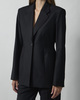 Dagmar Blazer Fitted Wool Black 36