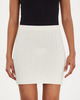 Filippa K Skirt Cotton Rib Knit Vanilj M