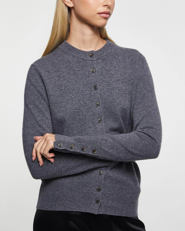 LISA YANG Cardigan Nellia Cashmere Grå 2 (M-L)