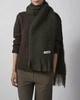 Jil Sander Skjerf Plain Dark Green ONESIZE